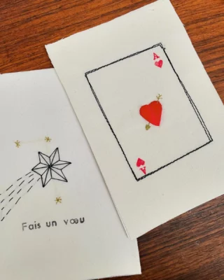 Je poursuis mon idée …
#saintvalentin #declarationdamour #bijouxunique #cartebrodee #camomillemaison #faitavecamour